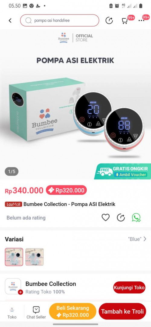 Ada yg pake pompa asi ini ga mam