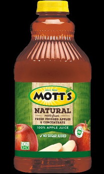 Motts apple juice