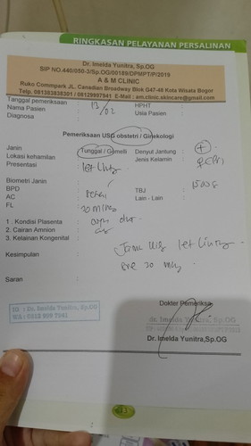 Usg tp dokterny gk komunikatif😭