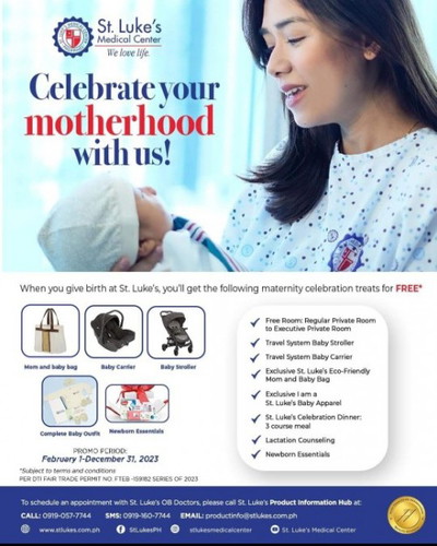 ST. LUKE'S- QC MATERNITY PACKAGE