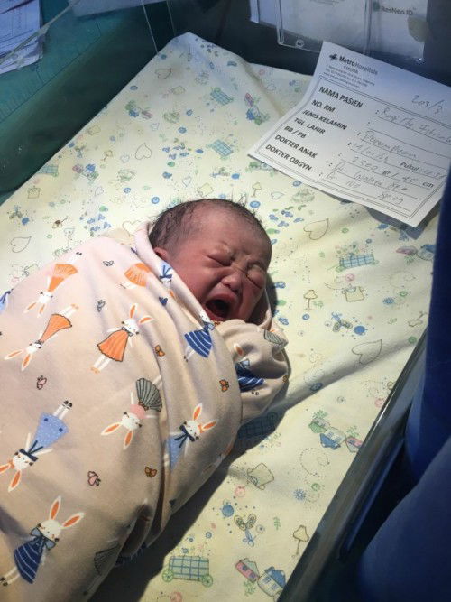 HPL Maret sudah persalinan ERACS 14 Feb 23 dikarnakan ketuban merembes 37weeks 2,3kg