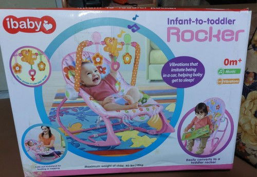 Hi Mom. . Mau jual ibaby Infant to Toddler Rocker Chair / Bouncer PINK nya nih semoga laku...