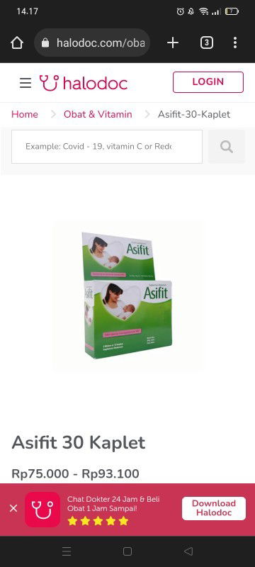 Asifit untuk ibu menyusui anak usia 10 bulan