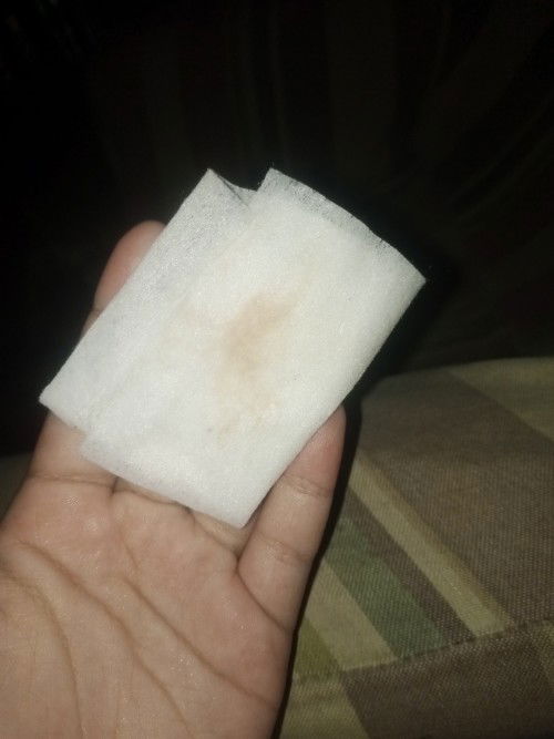 Brown discharge after 1 day of my ovulation.