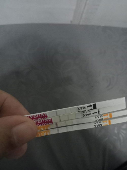 Hasil testpack buram