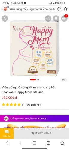 Các mẹ có ai dùng viên uống happy mom của nhật k ạ. E xin ít review với. E cảm ơn ạ