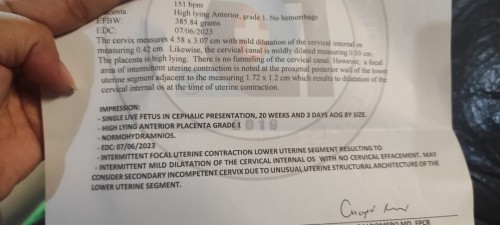 Incompetent cervix