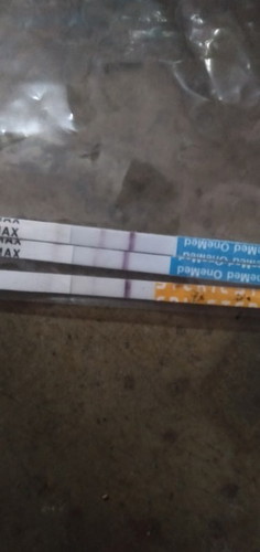 Saya iseng melakukan tespeck 4 hari menjelang haid dan hasilnya saya bingung karena seperti itu