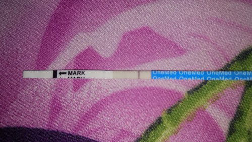 Hasil garis 1 terang garis kedua samar , bertanda apa ?