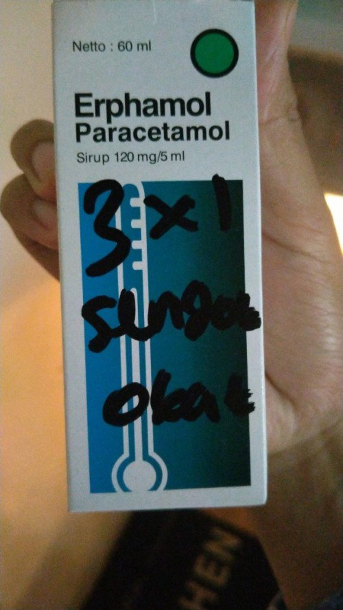 Obat Sirup erphamol paracetamol