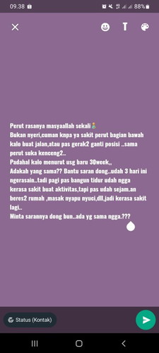 Serius nanya bun,,soal keluhan yg aku rasain 3 hari π