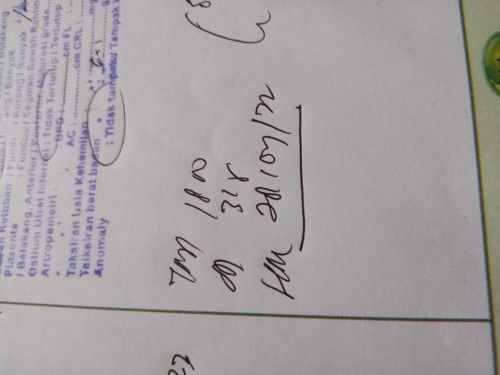 Bunda2 bisa mintak tolong baca asil nya