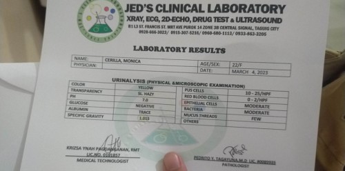 URINE TEST