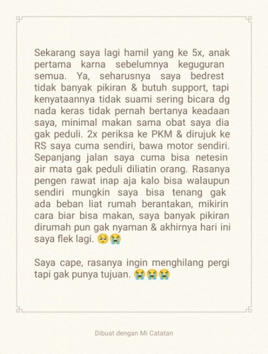 Hamil ke 5 anak pertama, 4x keguguran