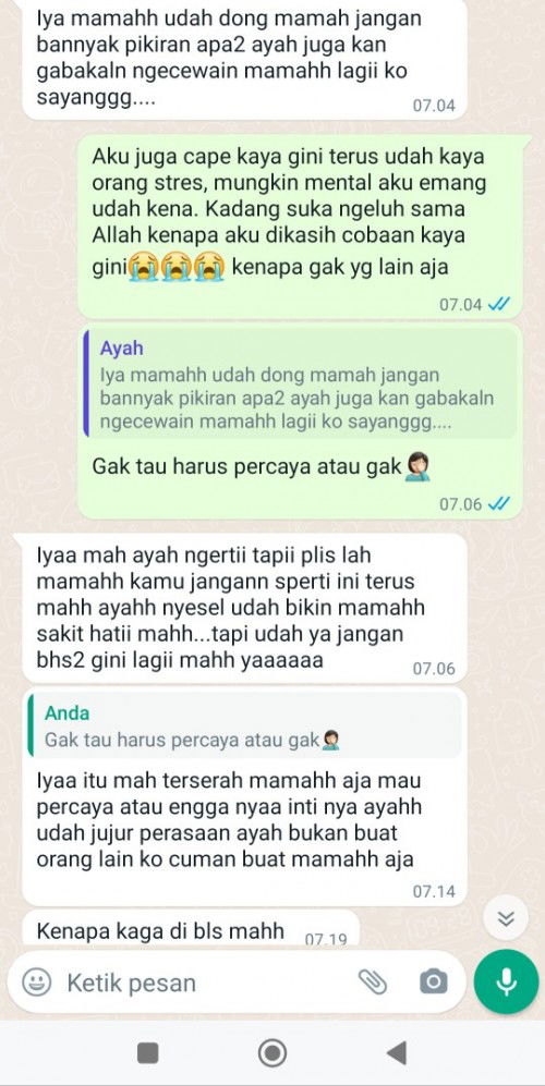 Pernah di selingkuhin