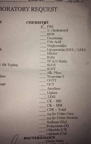 REQUEST LAB TEST