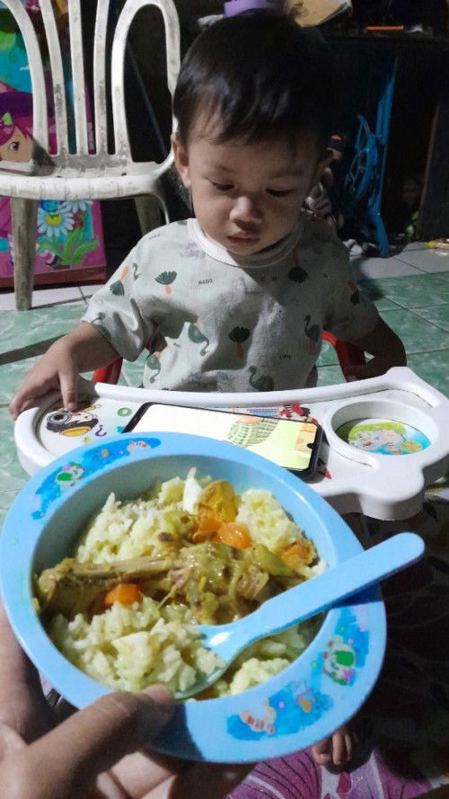 Anakku ga mau makan