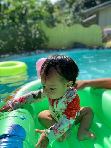 Hi mga mommies... Sino po dto 7mos @6.5 lng po ang LO? Anu po gagawin ko pra mabilis xa lumaki.....