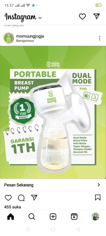 Mom yang mau beli pompa asi mom uung bisa berkabar ya