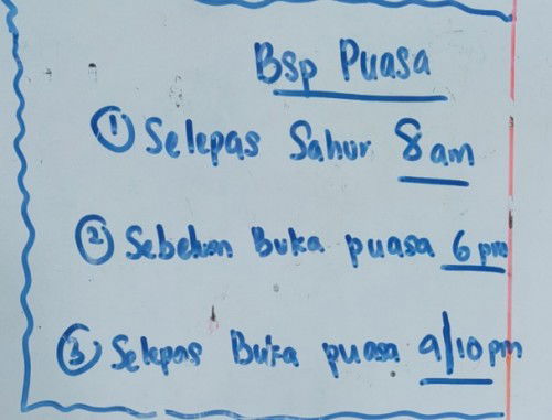BSP time puasa