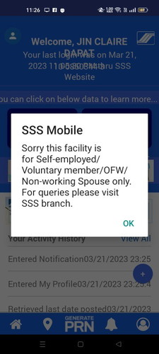 SSS Employed to Voluntary