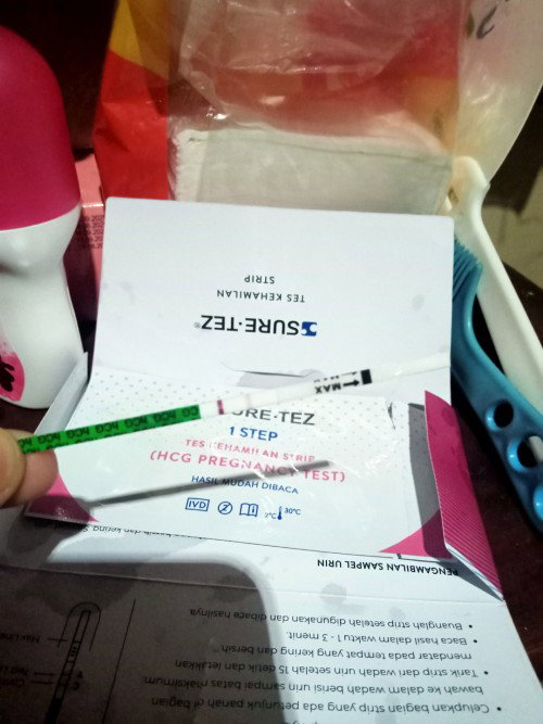 Hasil trspek ungu tua dan ungu muda, apakah positif??