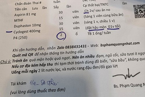 Mình từng lưu thai 2 lần 7w, 5w, giờ có bầu tự nhiên lại, trễ 3 ngày lên 2 vạch đi khám thai