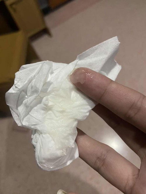 มีมูกใสตอนตื่นนอน