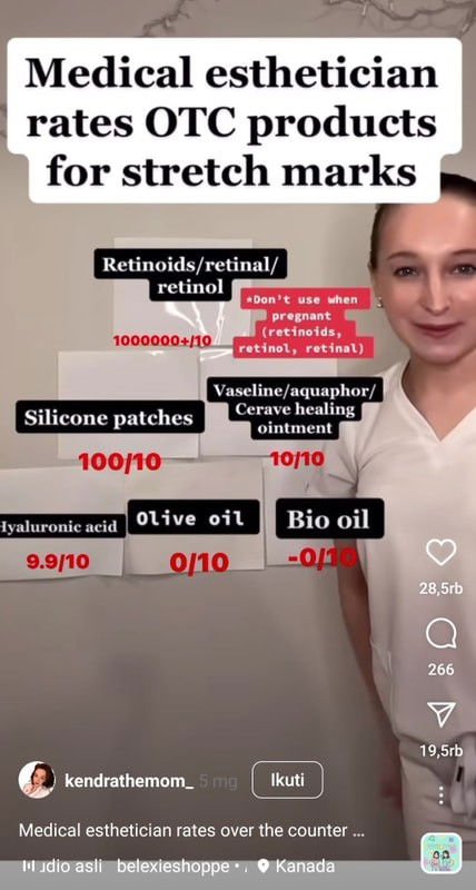 Minyak buat strechmark