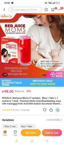 Red juice moms
