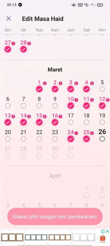 normalkah haid 3kali dalam sebulan ?