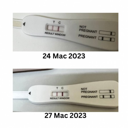 Confirm pregnant ke?