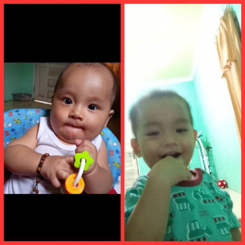 Anak 17 bulan gtm makan besar..