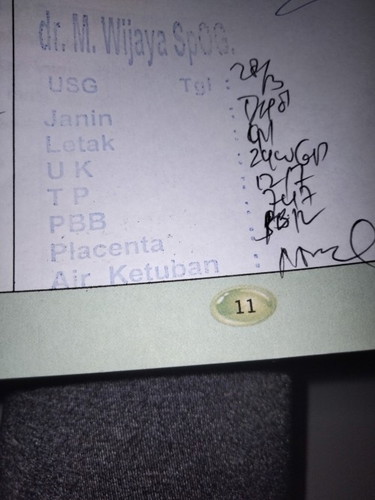 Baca hasil USG