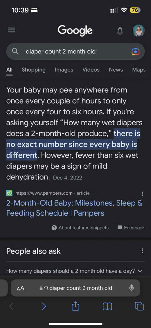 Mild Dehydration on 2month old