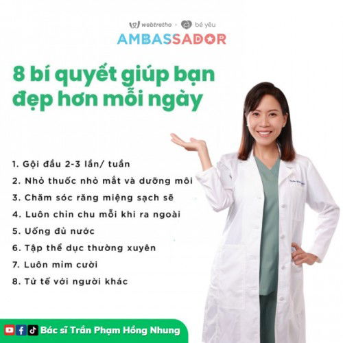 8 BÍ QUYẾT GIÚP BẠN ĐẸP HƠN MỖI NGÀY