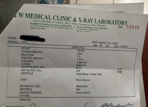 Urine Result sa OGTT