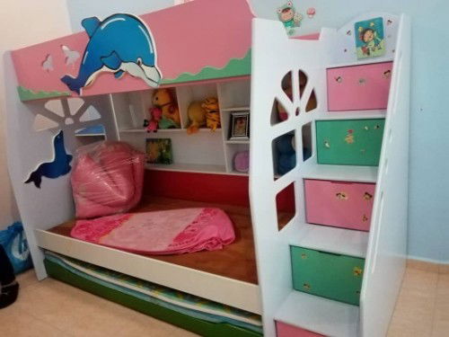 Double bed kids nak let go