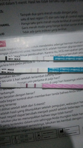Alhamdulilah setelah tespeck lagi dan hasil y bener2 jelas .....ya allah semoga sehat terus