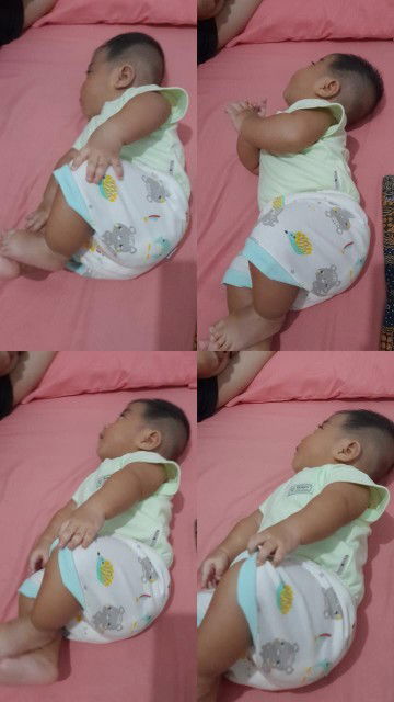 4 bulan blm bisa tengkurep