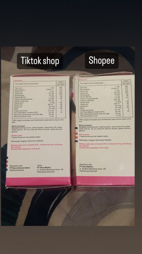 Bun mau tanya ini asli apa ga ya? Kok yg ku beli di tiktok shop ga lgsg di produksi oleh dexa