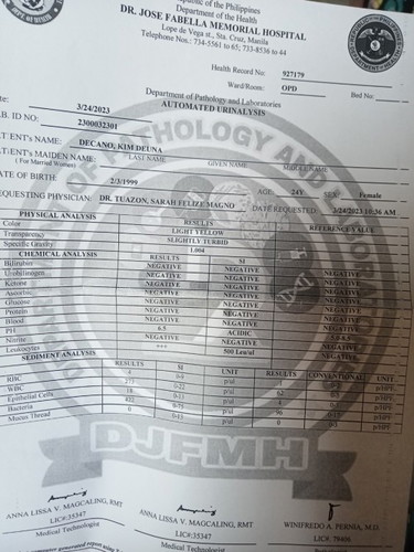 URINALYSIS