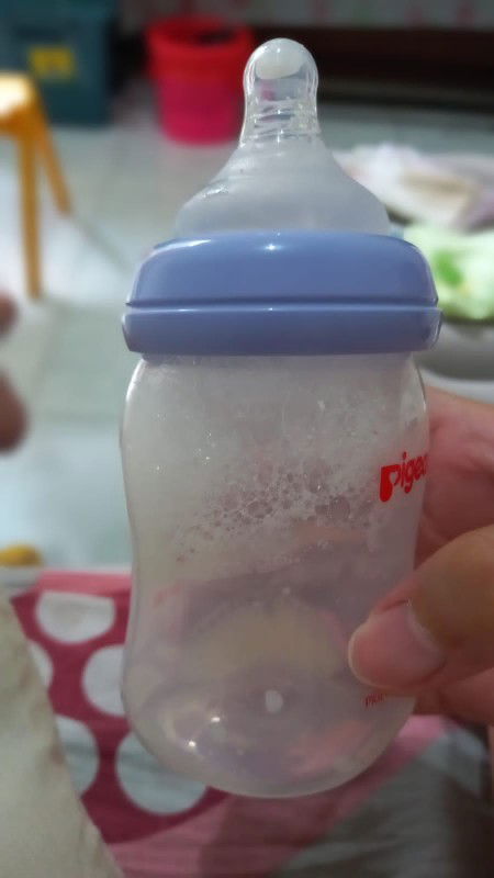 Sufor bergelembung jika disedot