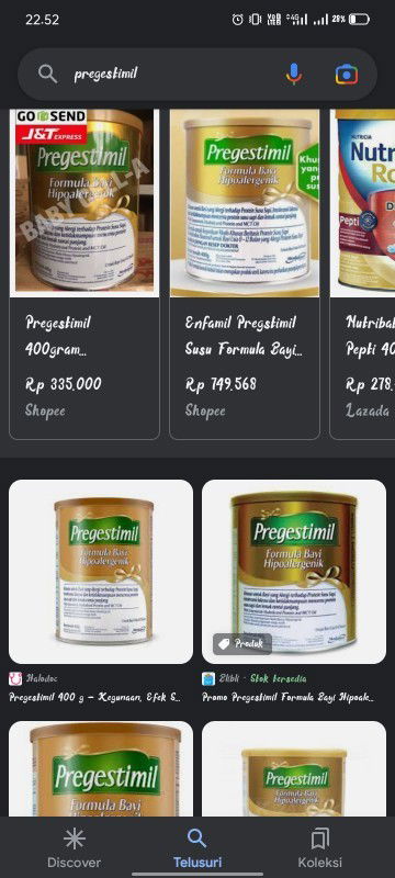 Susu fregestamil  bayi