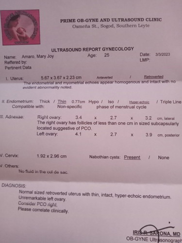 Anong po bah ang ibig sabihin nung nasa result??
