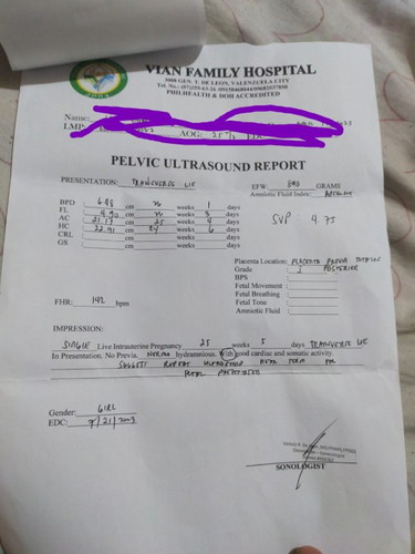 Okey lang po ba result ng ultrasound ko ?