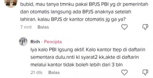 Sharing mengenai BPJS anak setelah melahirkan bisa dilihat dari ss yg sudah aku share ya