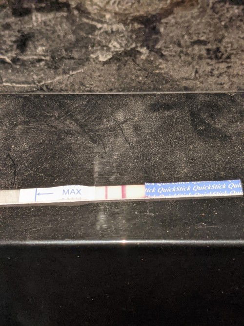 Sáng nay em có thử que thì lên 2 vạch như vậy em đi siêu âm được chưa ạ