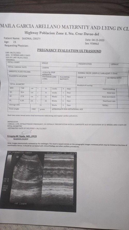 Mga mommies 33weeks and 5days napo ako mababa Yung inunan ko may chance paba tumaas🥺