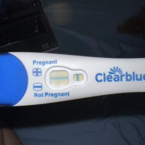 Ujian kehamilan with clearblue